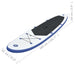 Stand Up Paddle Board Set SUP Surfboard Inflatable Blue and White.