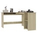 L-Shaped Corner Desk Sonoma Oak 120x140x75 cm Engineered Wood.