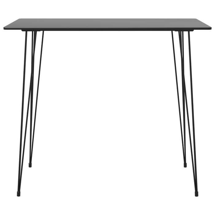 Bar Table Black 120x60x105 cm.