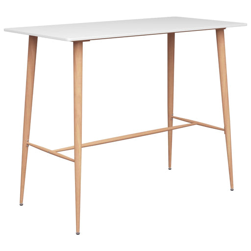Bar Table White 120x60x105 cm.