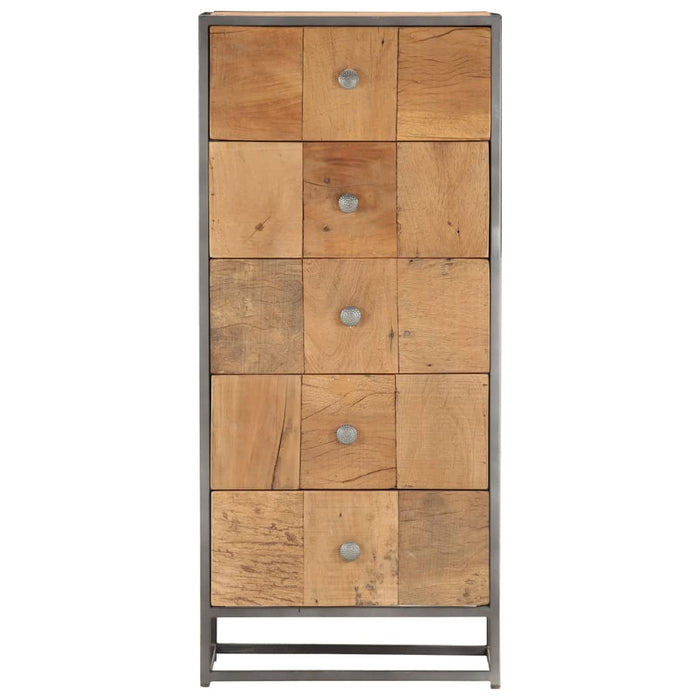 Drawer Cabinet 45x30x100 cm Solid  Reclaimed Wood.