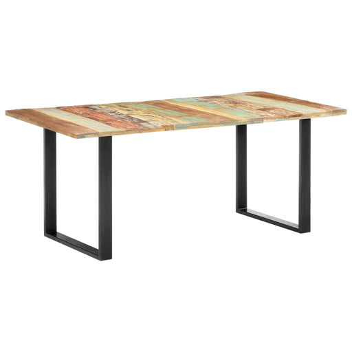 Dining Table 180x90x76 cm Solid Reclaimed Wood.