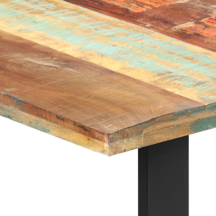Dining Table 180x90x76 cm Solid Reclaimed Wood.
