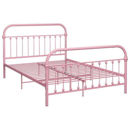 Bed Frame Pink Metal 120x200 cm.