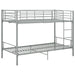 Bunk Bed Grey Metal 90x200 cm.