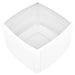 Side Table White 54x54x36.5 cm Plastic.