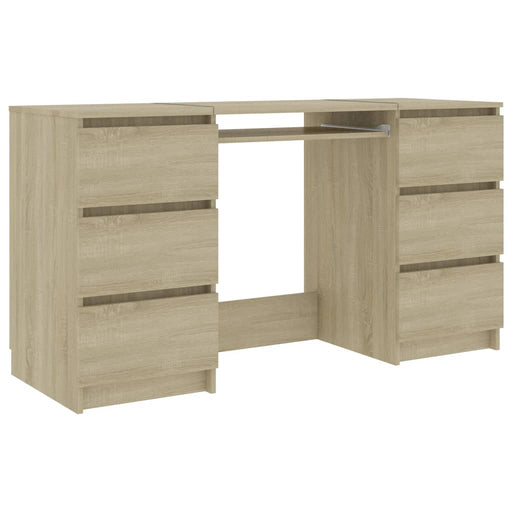 Writing Desk Sonoma Oak 140x50x77 cm Engineered Wood.