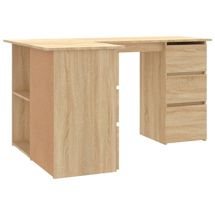 Corner Desk Sonoma Oak Engineered Wood 145 cm