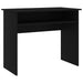 Desk Black 90x50x74 cm Engineered Wood.