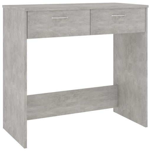 Desk Concrete Grey 80x40x75 cm Engineered Wood.