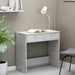 Desk Concrete Grey 80x40x75 cm Engineered Wood.