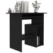 Desk Black 80x45x74 cm Engineered Wood.