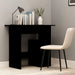 Desk Black 80x45x74 cm Engineered Wood.