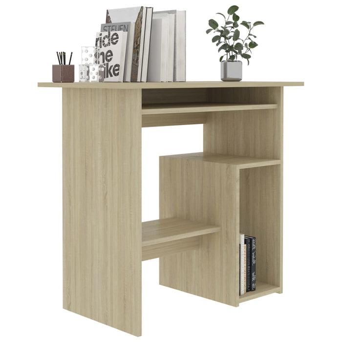 Desk Sonoma Oak 80x45x74 cm Engineered Wood.