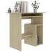 Desk Sonoma Oak 80x45x74 cm Engineered Wood.