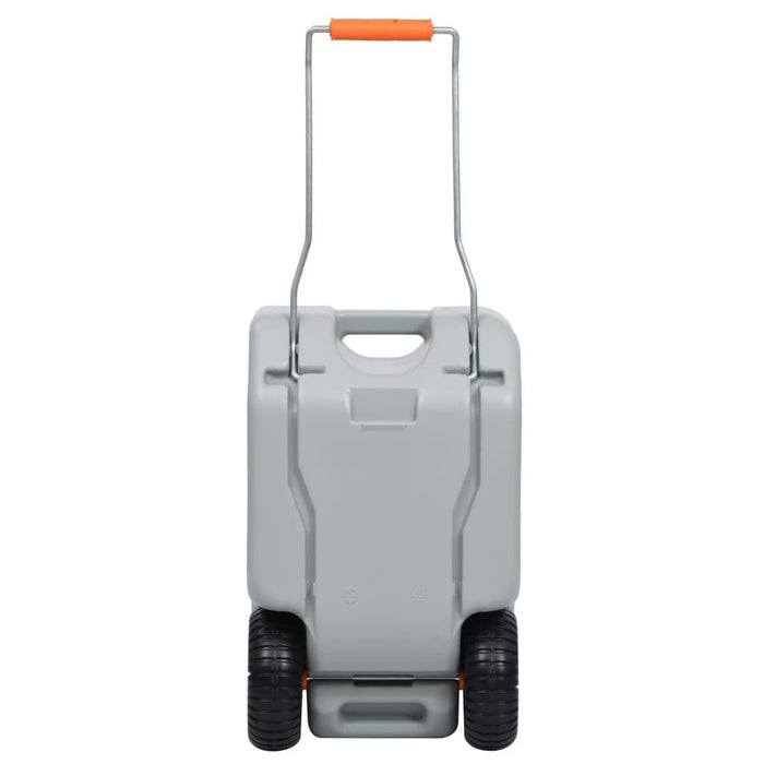 Wheeled Water Tank for Camping 25 L Grey.