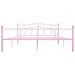 Bed Frame Pink Metal 180x200 cm 6FT Super King.