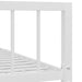 Bed Frame White Metal 180x200 cm 6FT Super King.