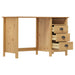 Desk Hill with 3 Drawers 120x50x74 cm Solid Pine Wood.