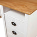 Desk Hill with 3 Drawers 120x50x74 cm Solid Pine Wood.