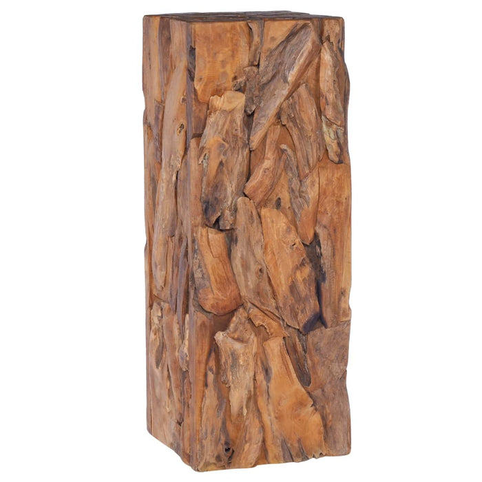 Side Table 30x30x80 cm Solid Teak Wood.