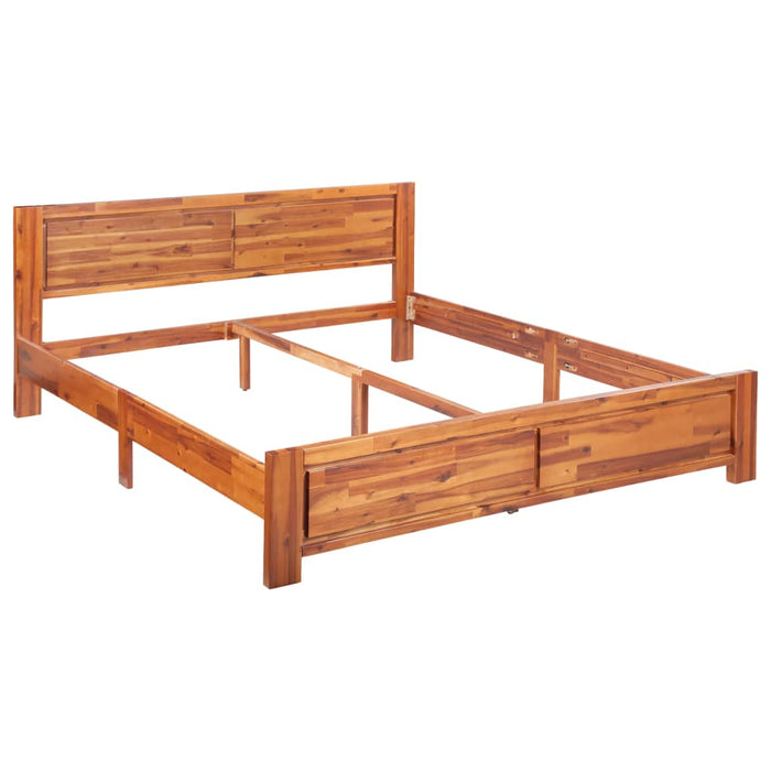 Bed Frame Solid Acacia Wood 160x200 cm.