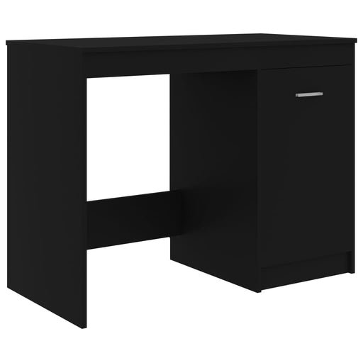 Desk Black 100x50x76 cm Engineered Wood.