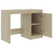 Desk Sonoma Oak 100x50x76 cm Engineered Wood.