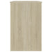 Desk Sonoma Oak 100x50x76 cm Engineered Wood.