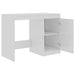 Desk High Gloss White 100x50x76 cm Engineered Wood.