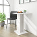 Bistro Table White 60x60x75 cm Engineered Wood.