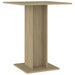 Bistro Table Sonoma Oak 60x60x75 cm Engineered Wood.