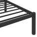 Bed Frame Black Metal 120x200 cm.
