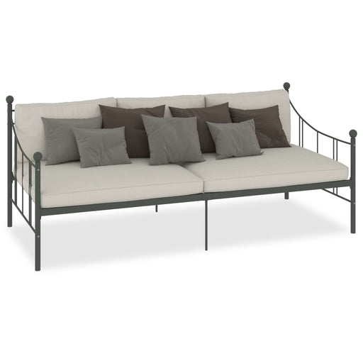Daybed Frame Grey Metal 90x200 cm.