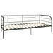 Daybed Frame Grey Metal 90x200 cm.