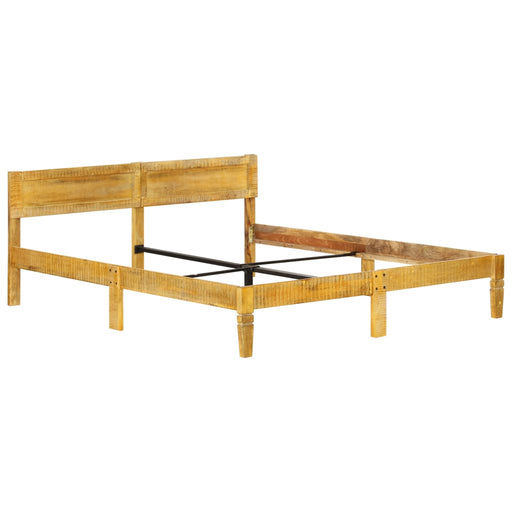 Bed Frame Solid Mango Wood 140 cm.
