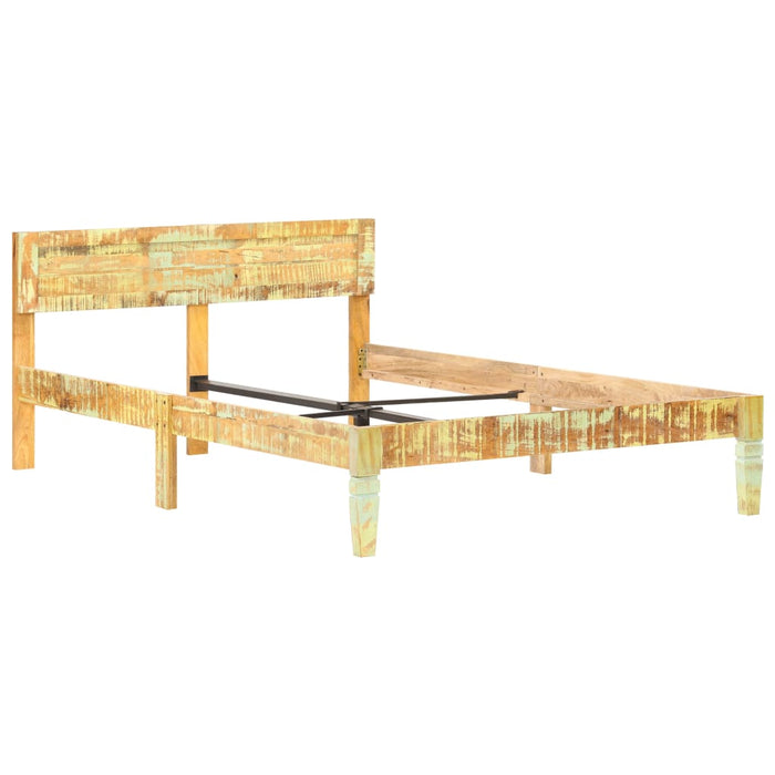 Bed Frame Solid Reclaimed Wood 120x200 cm.