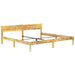 Bed Frame Solid Reclaimed Wood 200x200 cm.