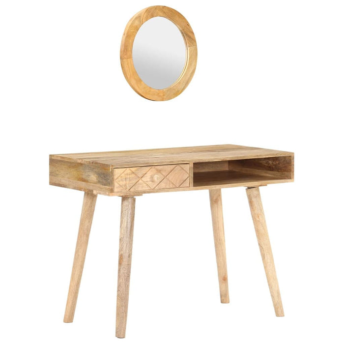Dressing Table 100x50x76 cm Solid Mango Wood.
