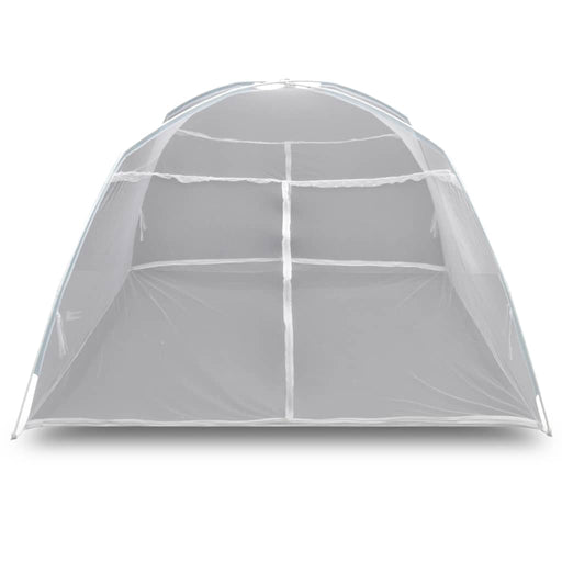 Camping Tent 200x180x150 cm Fiberglass White.