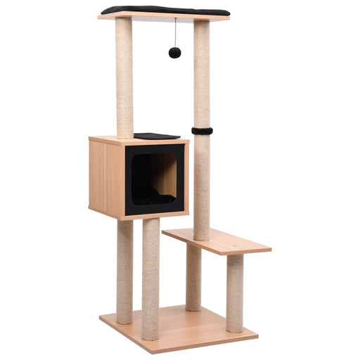 Cat Tree with Sisal Scratching Mat 129 cm.
