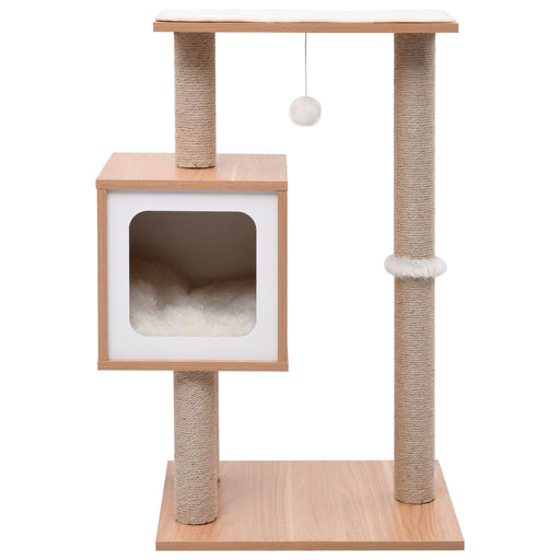 Cat Tree with Sisal Scratching Mat 82 cm.