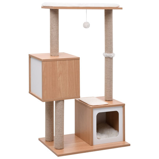 Cat Tree with Sisal Scratching Mat 104 cm.