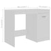 Desk White 140x50x76 cm Engineered Wood.