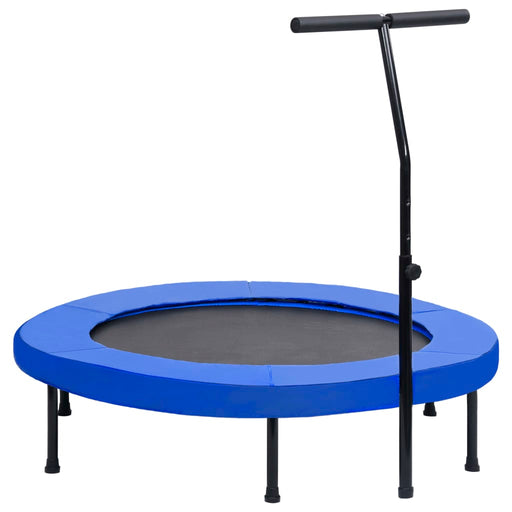 Fitness Trampoline with Handle and Safety Pad 122 cm.