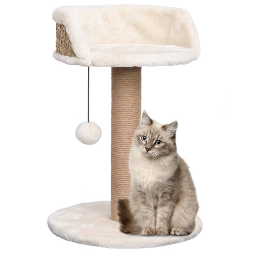 Cat Tree with Scratching Post 49 cm Seagrass.