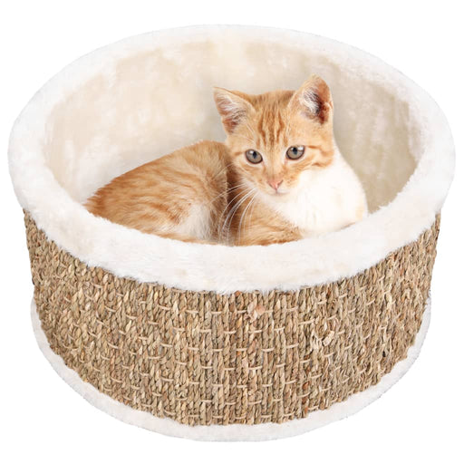 Round Cat Basket 36 cm Seagrass.