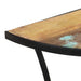 Side Table 110x40x77 cm Solid Reclaimed Wood.
