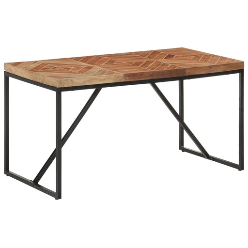 Dining Table 140x70x76 cm Solid Acacia and Mango Wood.