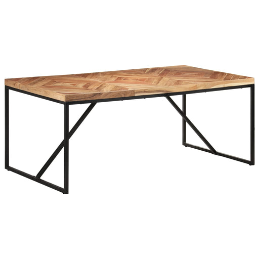 Dining Table 180x90x76 cm Solid Acacia and Mango Wood.